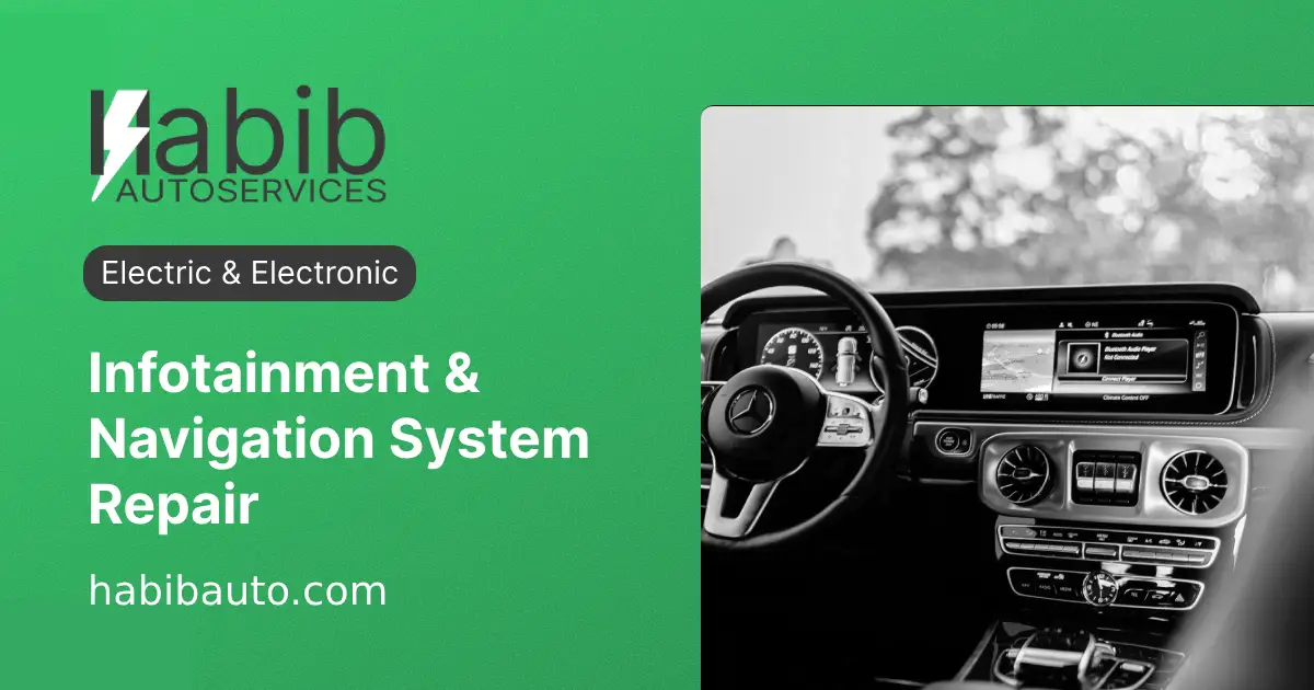 Photo inspiration: Visual Reference: Entertainment Navigation Systems Habib Auto Services